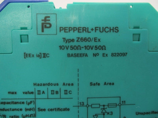 PEPPERL+FUCHS Z660/EX UNMP