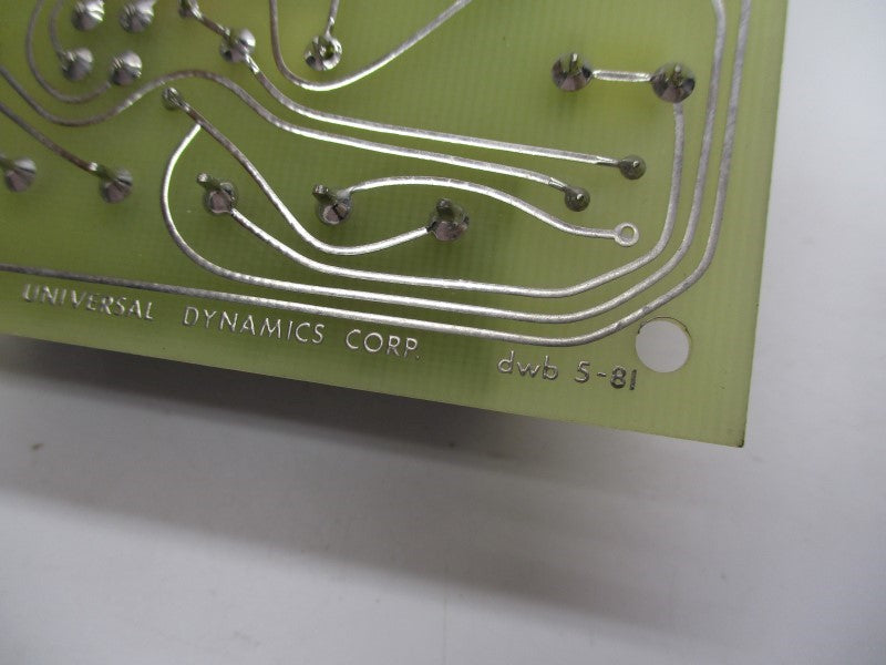 UNIVERSAL DYNAMICS DWB5-81 UNMP