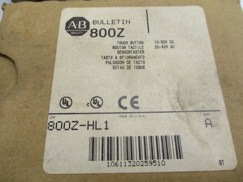 ALLEN BRADLEY 800Z-HL1 SER. A NSMP