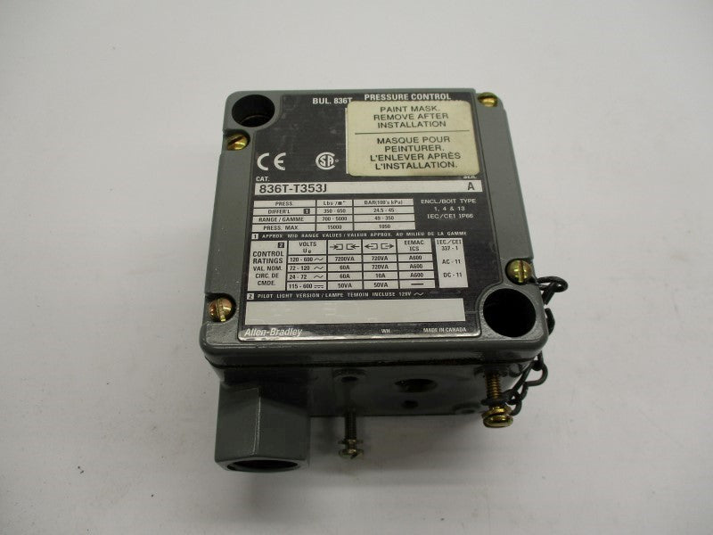 ALLEN BRADLEY 836T-T353J SER. A (AS PICTURED) NSMP
