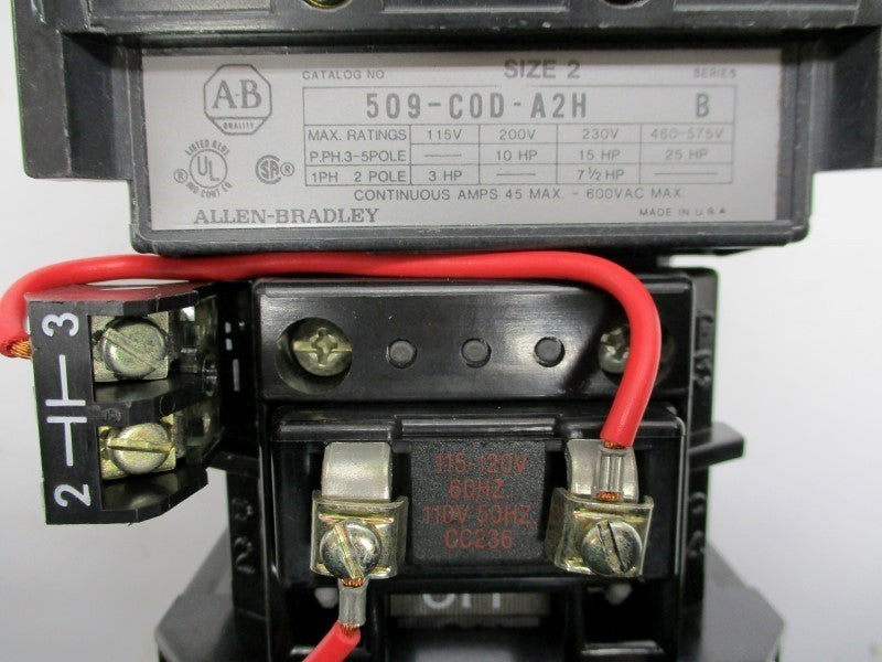INDUSTRIAL SPARE PART 509-C0D-A2H SER. B 115-120V UNMP
