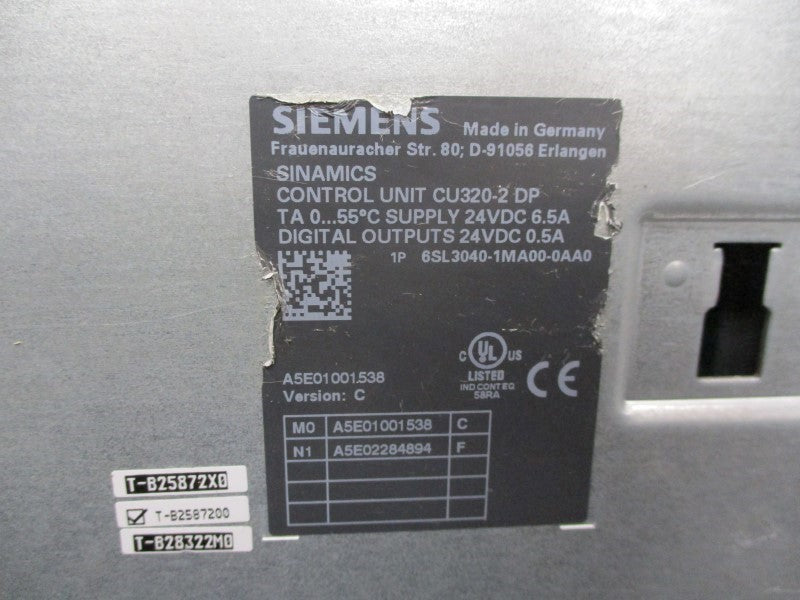 SIEMENS 6SL3040-1MA00-0AA0 24VDC 6.5A UNMP