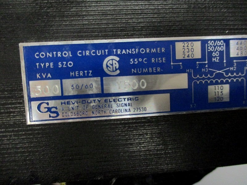GENERAL SIGNAL Y500 NSNP