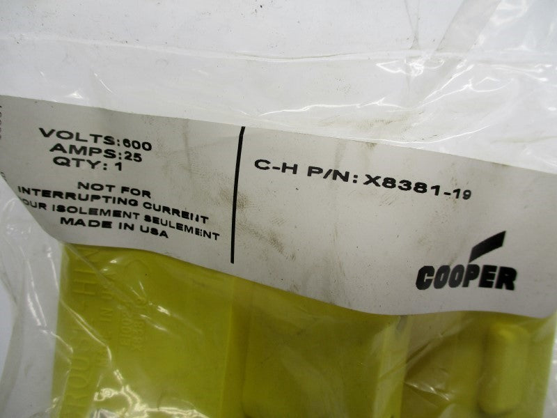 COOPER X8381-19 25A 600V NSMP
