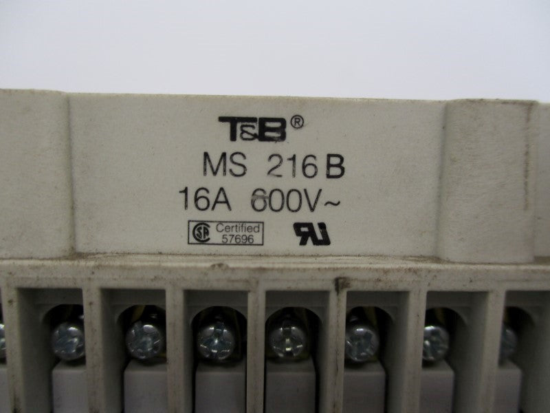 THOMAS&BETTS MS216B 16A 600V UNMP