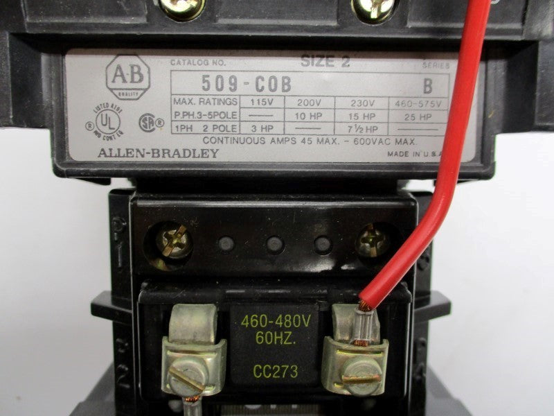 ALLEN BRADLEY 509-COB SER. B UNMP