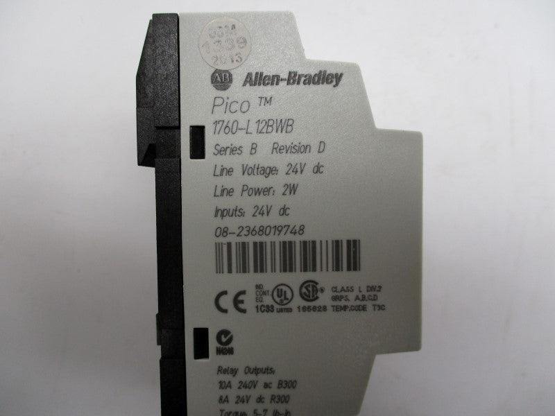 ALLEN BRADLEY 1760-L12BWB SER. B NSNP