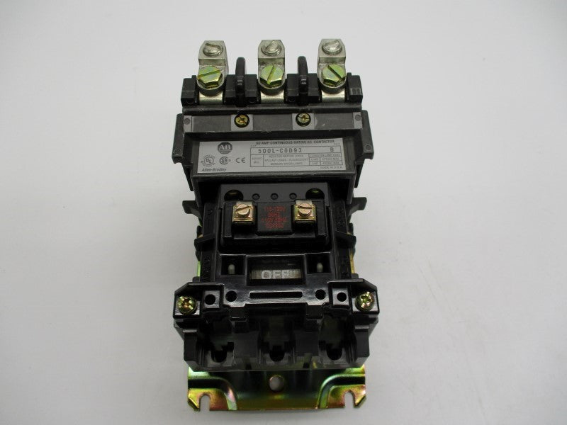 ALLEN BRADLEY 500L-COD93 SER. B 120V 60A UNMP