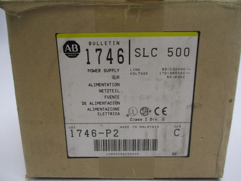 ALLEN BRADLEY 1746-P2 SER. C  NSMP