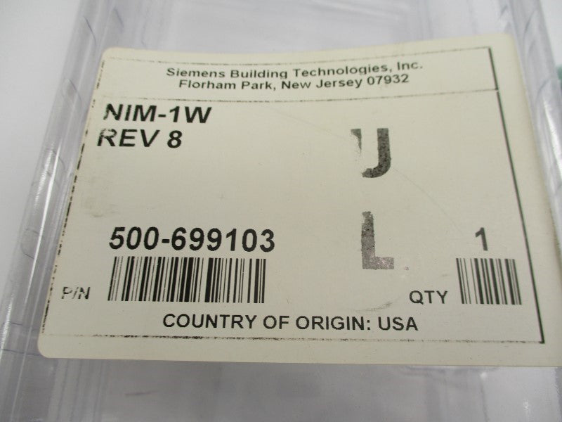 SIEMENS NIM-1W REV. 8 UNMP