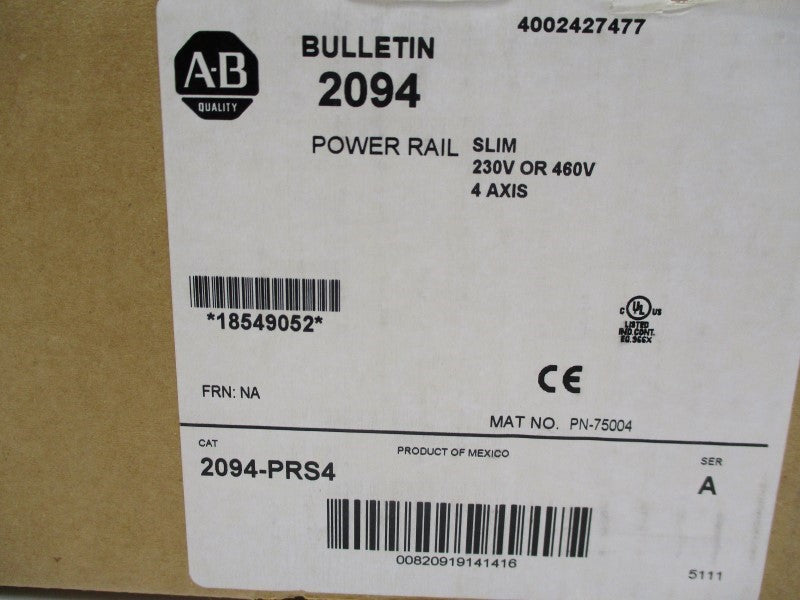 ALLEN BRADLEY 2094-PRS4 SER. A NSFS