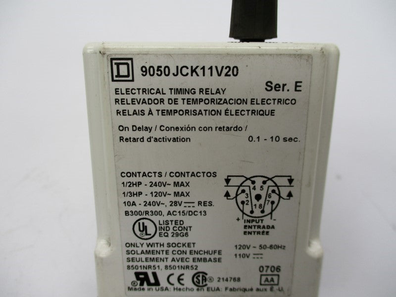 SQUARE D 9050JCK11V20  UNMP