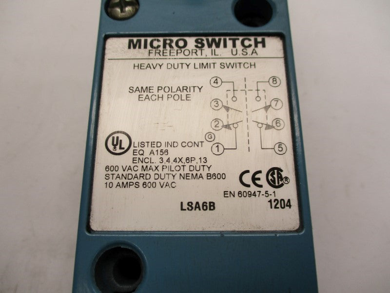 MICROSWITCH LSA6B UNMP