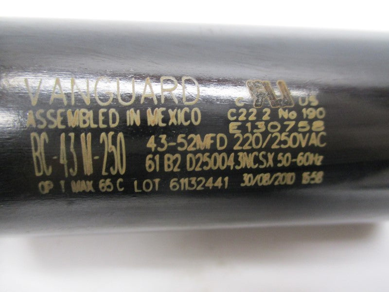 VANGUARD BC-43M-250 UNMP