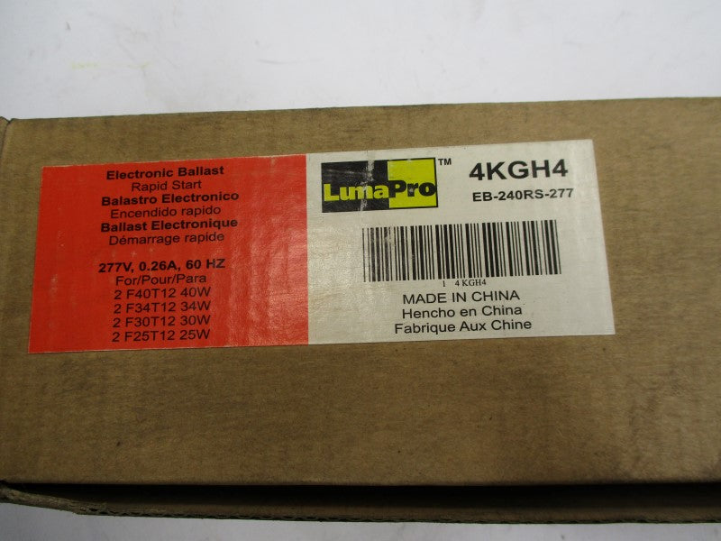 LUMAPRO 4KGH4 277V NSMP