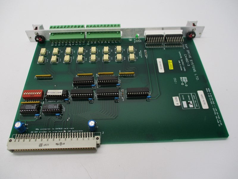 SAF DRIVE SYSTEMS CA402-3 REV. B NSNP