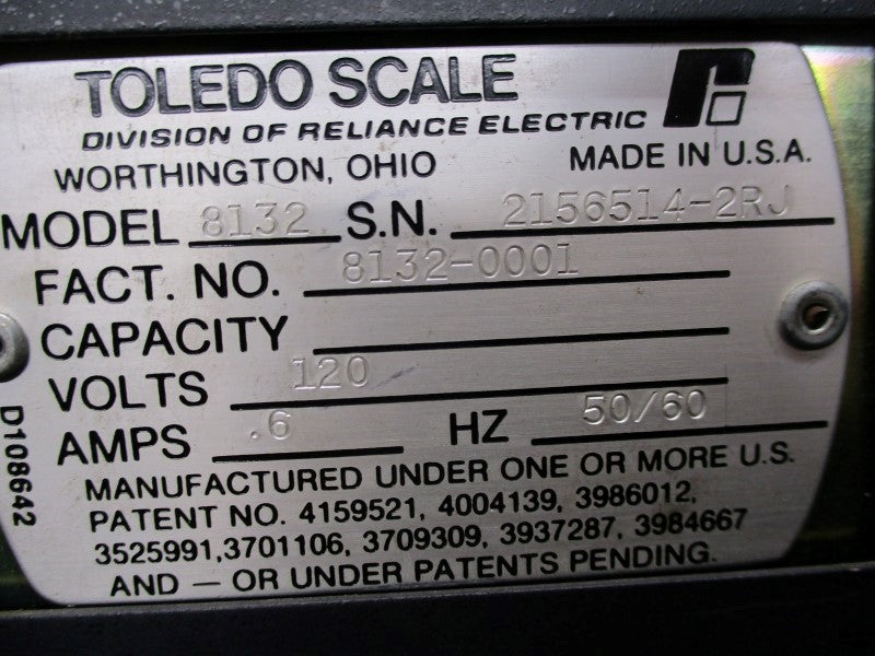 TOLEDO 8132 UNMP