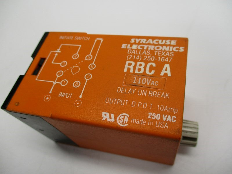 SYRACUSE ELECTRONICS RBCA00317 UNMP