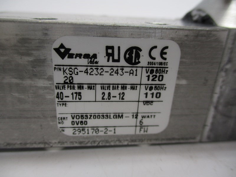 VERSA VALVES KSG-4232-243-A1 NSNP