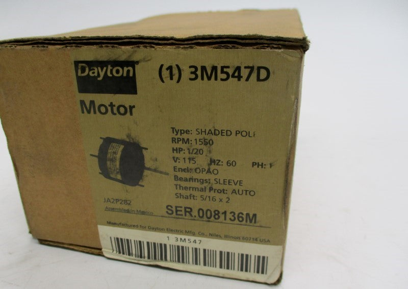 DAYTON 3M547D NSMP