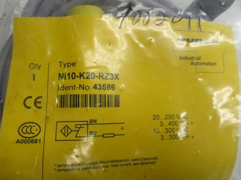 TURCK NI10-K20-RZ3X 43586 10-300VDC NSMP