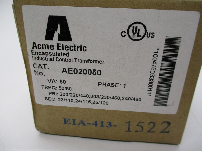ACME ELECTRIC AE020050 NSMP