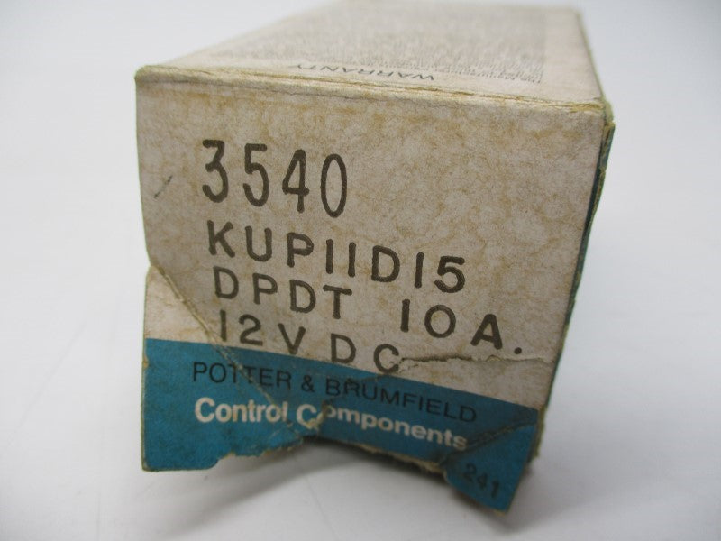 POTTER & BRUMFIELD KUP11D15 12VDC NSMP