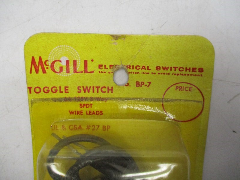 MCGILL BP-7 NSMP