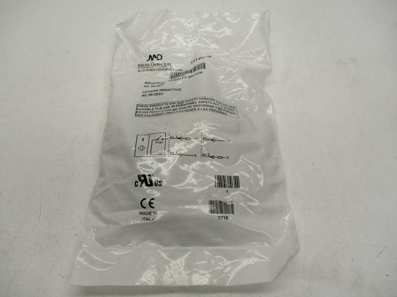 MICRO DETECTORS VT1-A0-1B NSMP