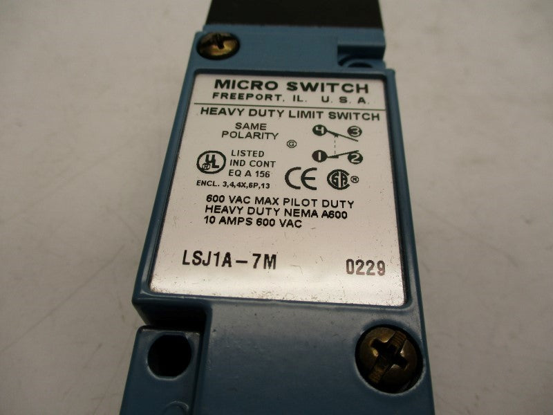 MICRO SWITCH LSJ1A-7M NSMP