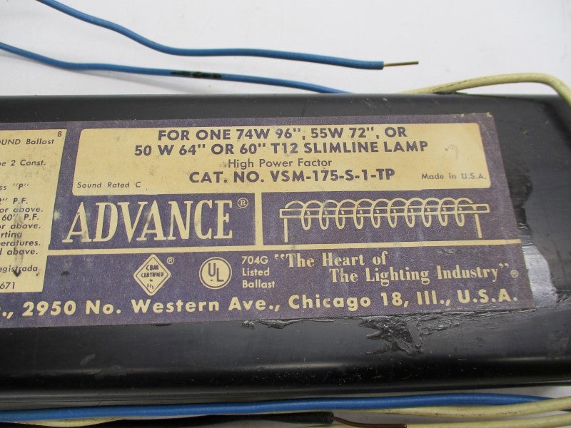 ADVANCE VSM-175-S-TP NSMP