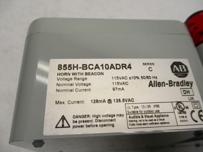 ALLEN BRADLEY 855H-BCA10ADR4 SER. C (RED) NSNP