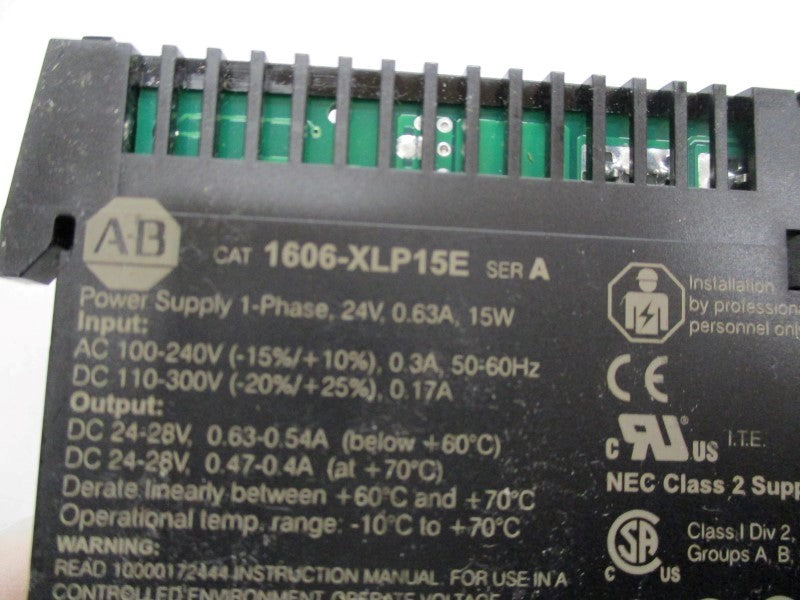 ALLEN BRADLEY 1606-XLP15E SER.A NSNP