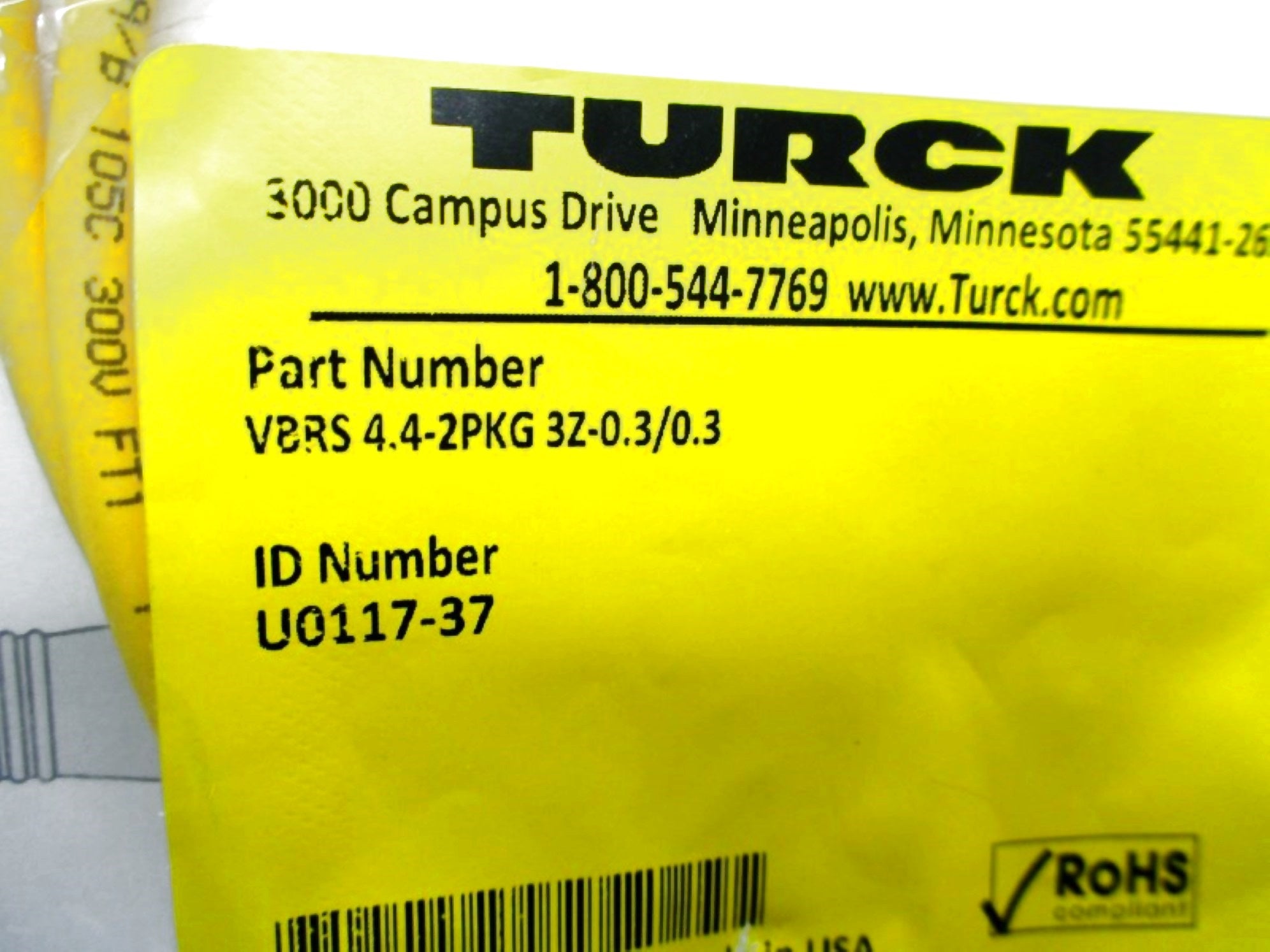 TURCK VBRS4.4-2PKG3Z-0.3/0.3 NSMP