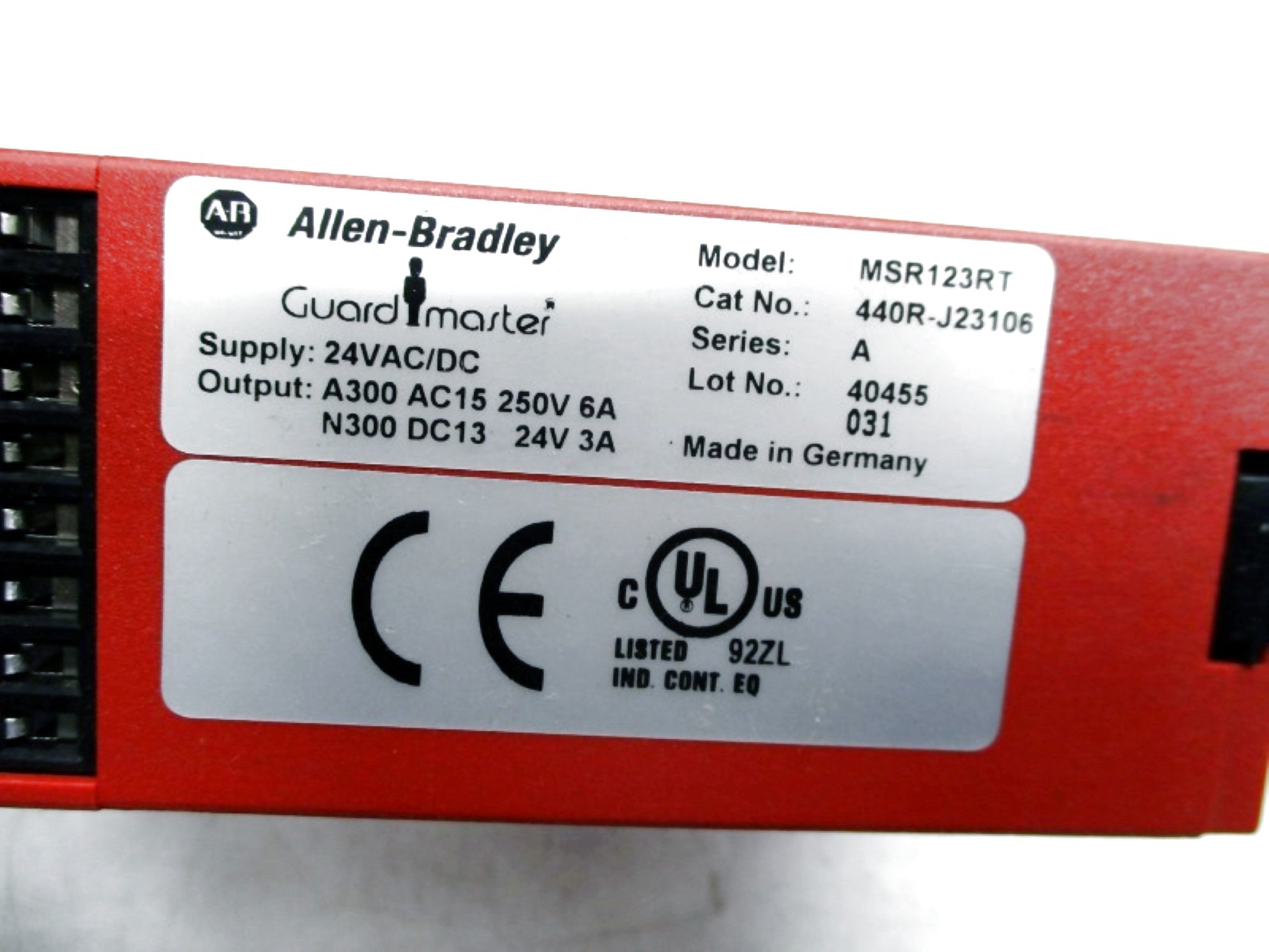 ALLEN BRADLEY 440R-J23106 SER. A NSNP