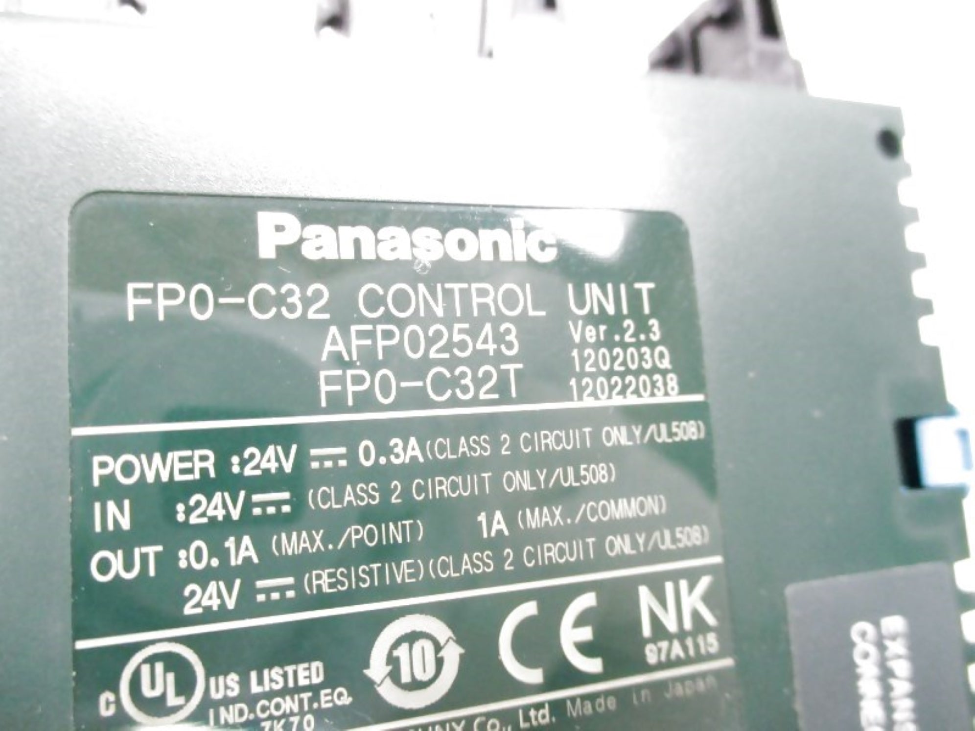 PANASONIC FP0-C32T NSMP