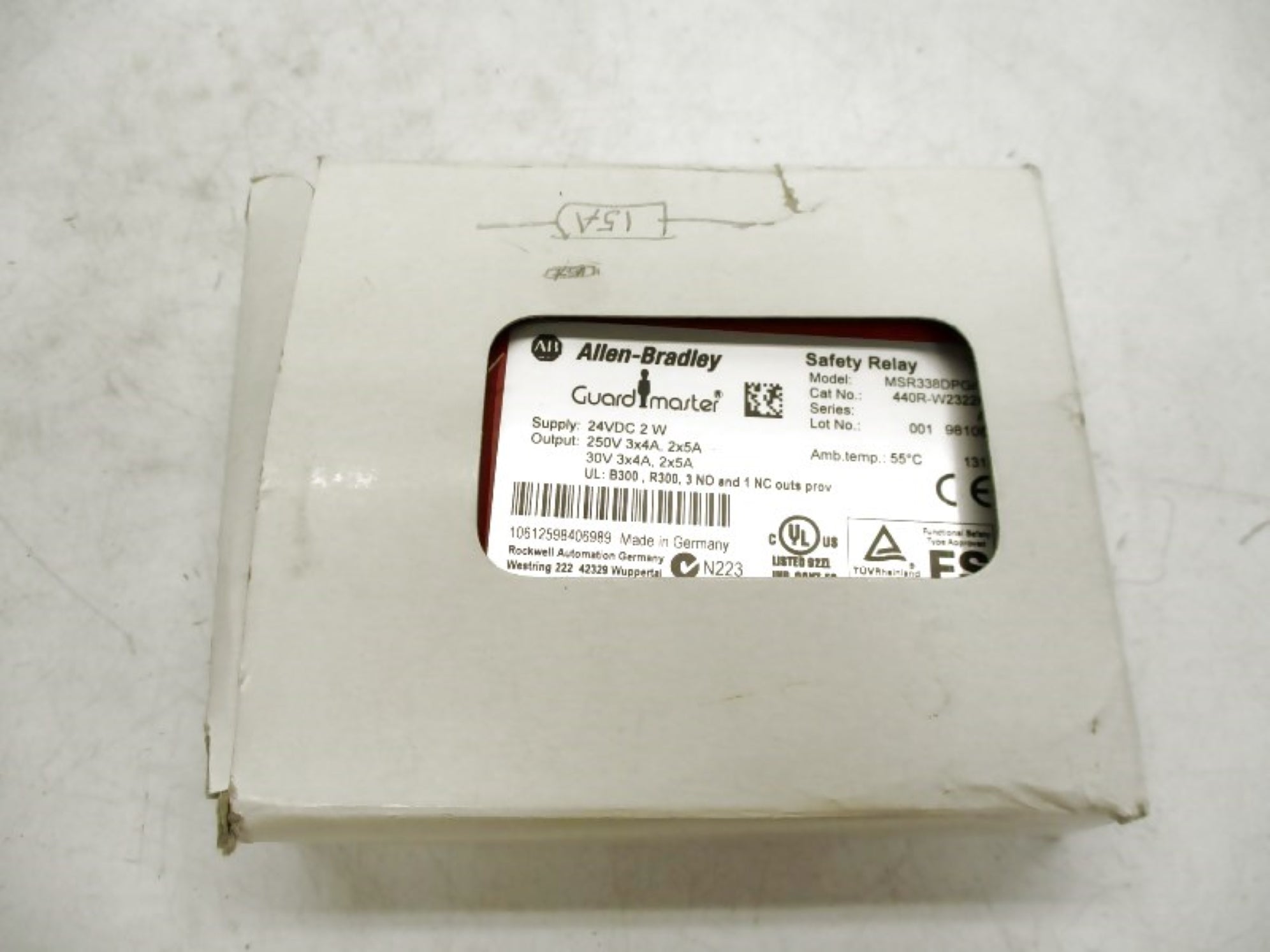 ALLEN BRADLEY 440R-W23226 SER. A 24VDC NSMP