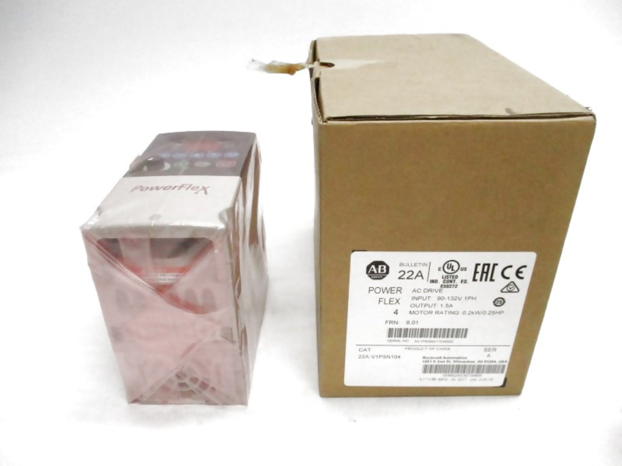 ALLEN BRADLEY 22A-V1P5N104 SER. A F/W 6.01 NSMP