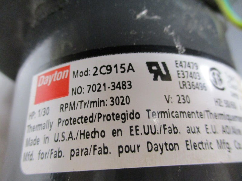 DAYTON ELECTRIC 2C915A (AS PICTURED) NSMP