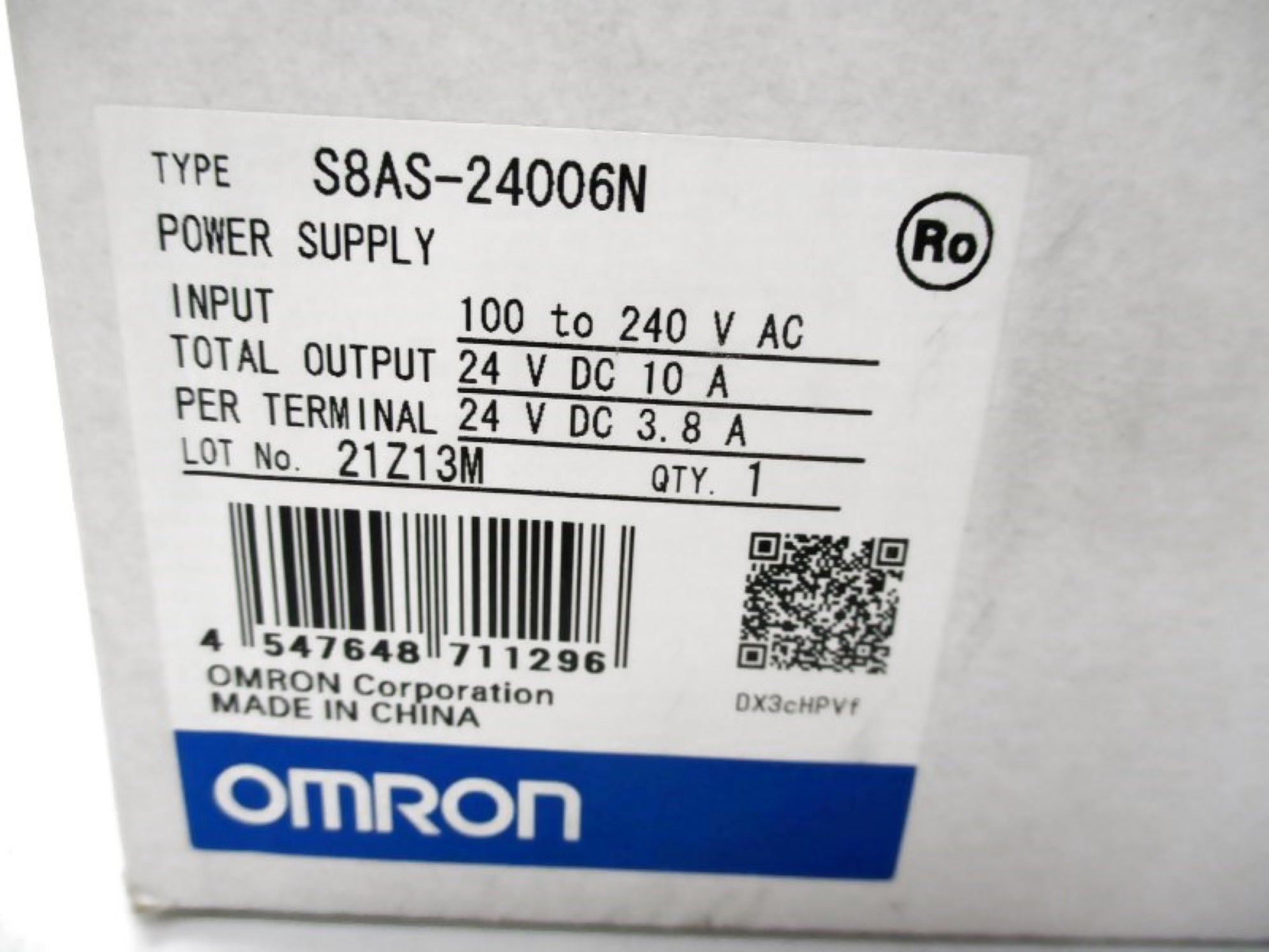 OMRON S8AS-24006N NSMP