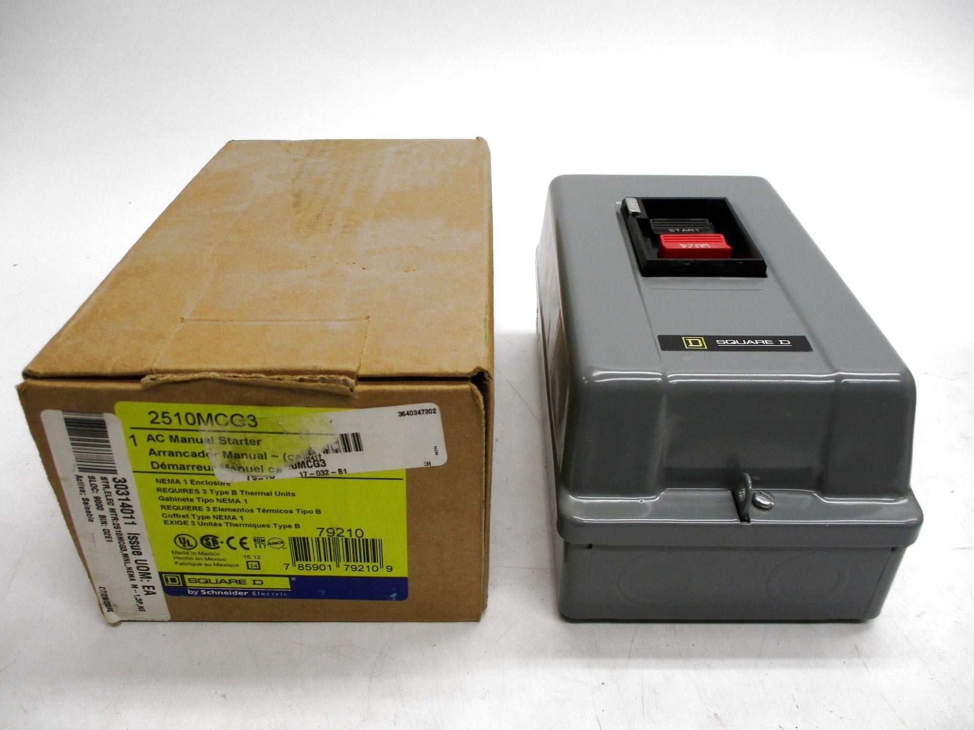 SQUARE D 2510MCG3 SER. A 120V NSMP