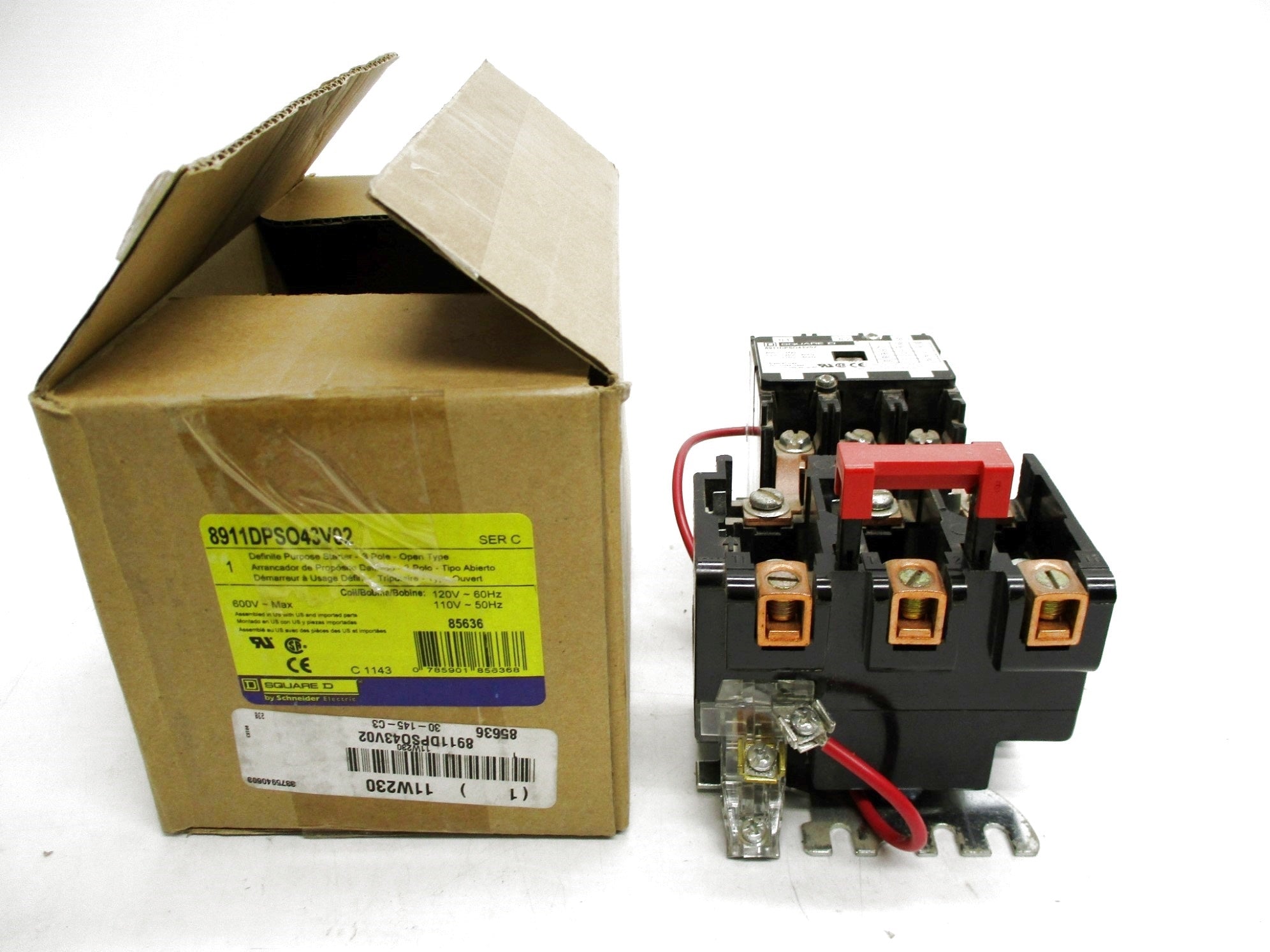 SQUARE D 8911DPSO43V02 SER. C 120V NSMP