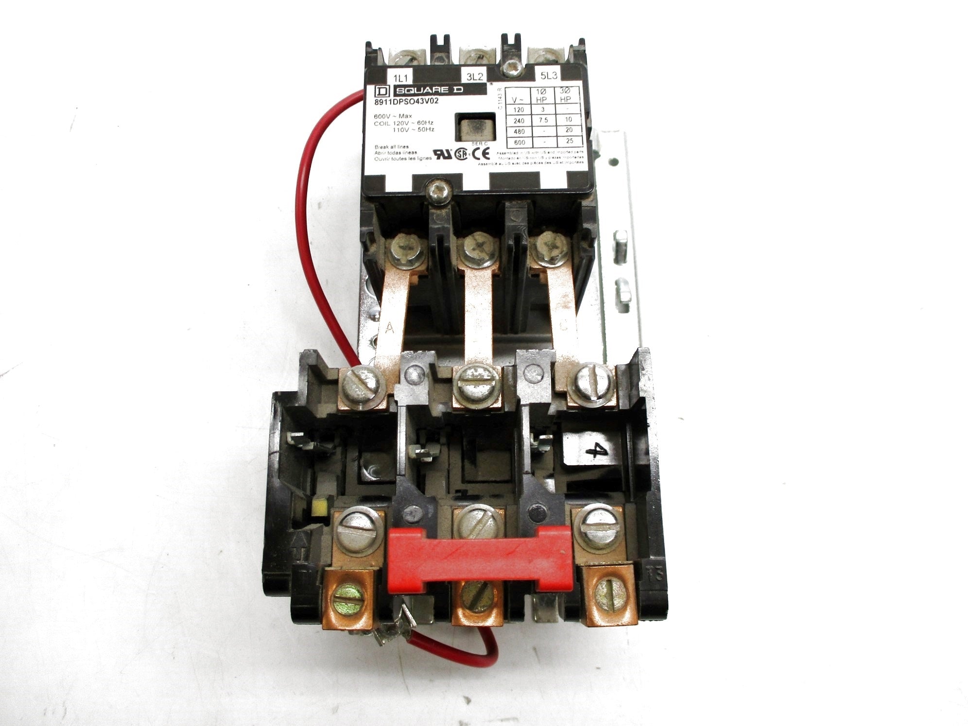 SQUARE D 8911DPSO43V02 SER. C 120V NSMP