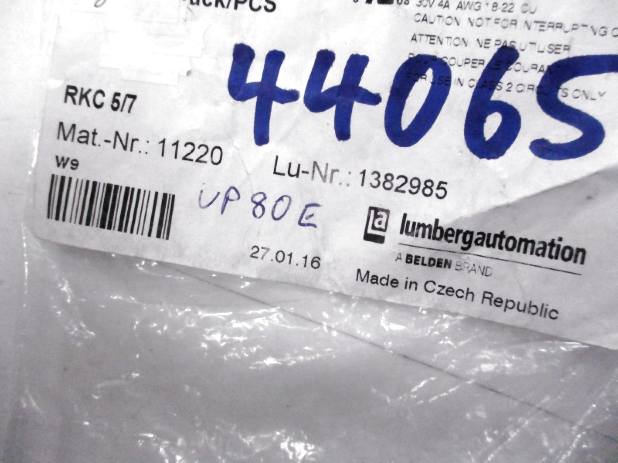 LUMBERG AUTOMATION RKC5/7 NSNP