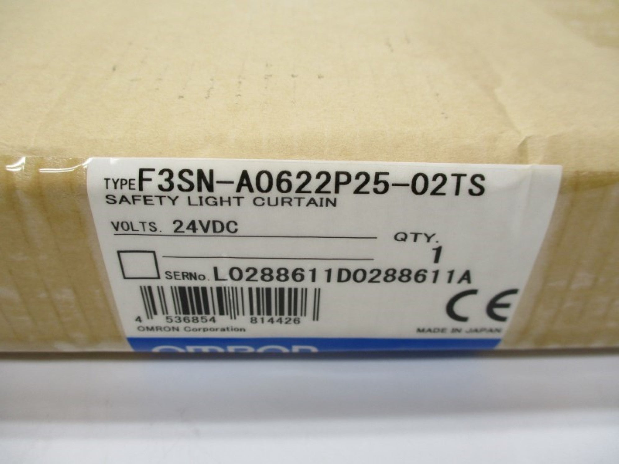 OMRON F3SN-A0622P25-02TS NSFS