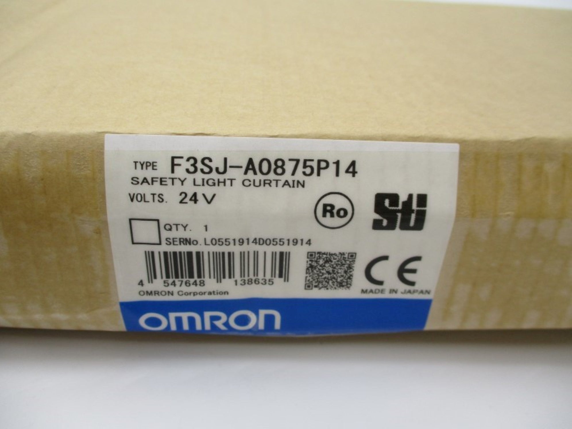 OMRON F3SJ-A0875P14 NSFS