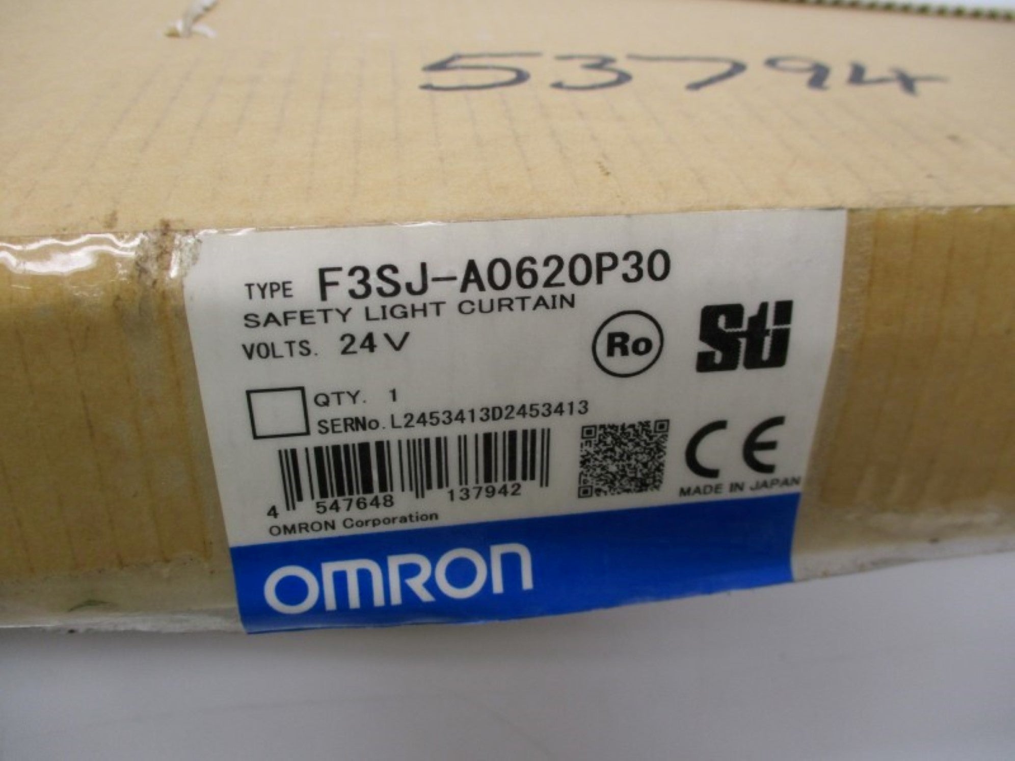 OMRON F3SJ-A0620P30 NSFS