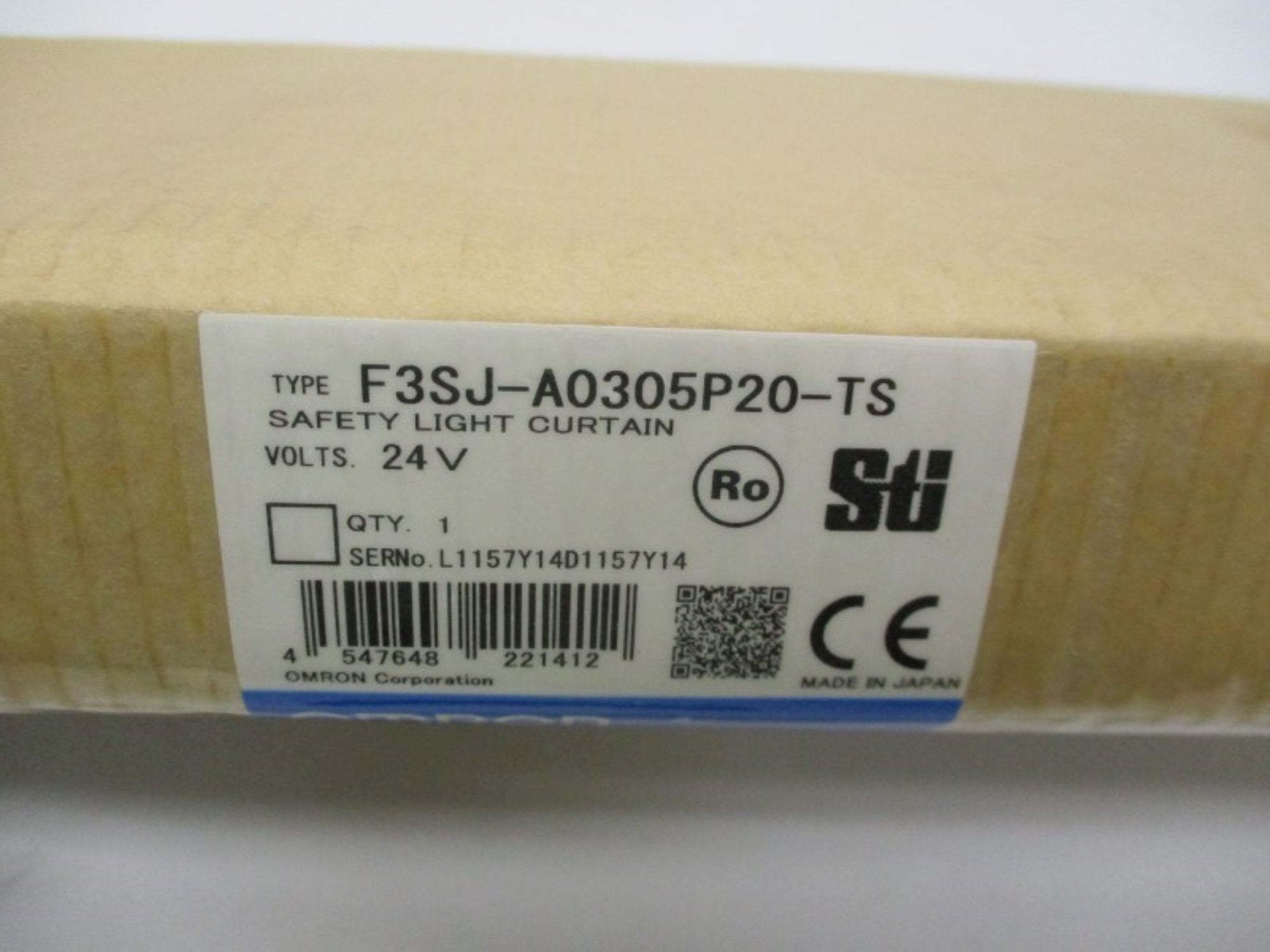 OMRON F3SJ-A0305P20-TS NSFS