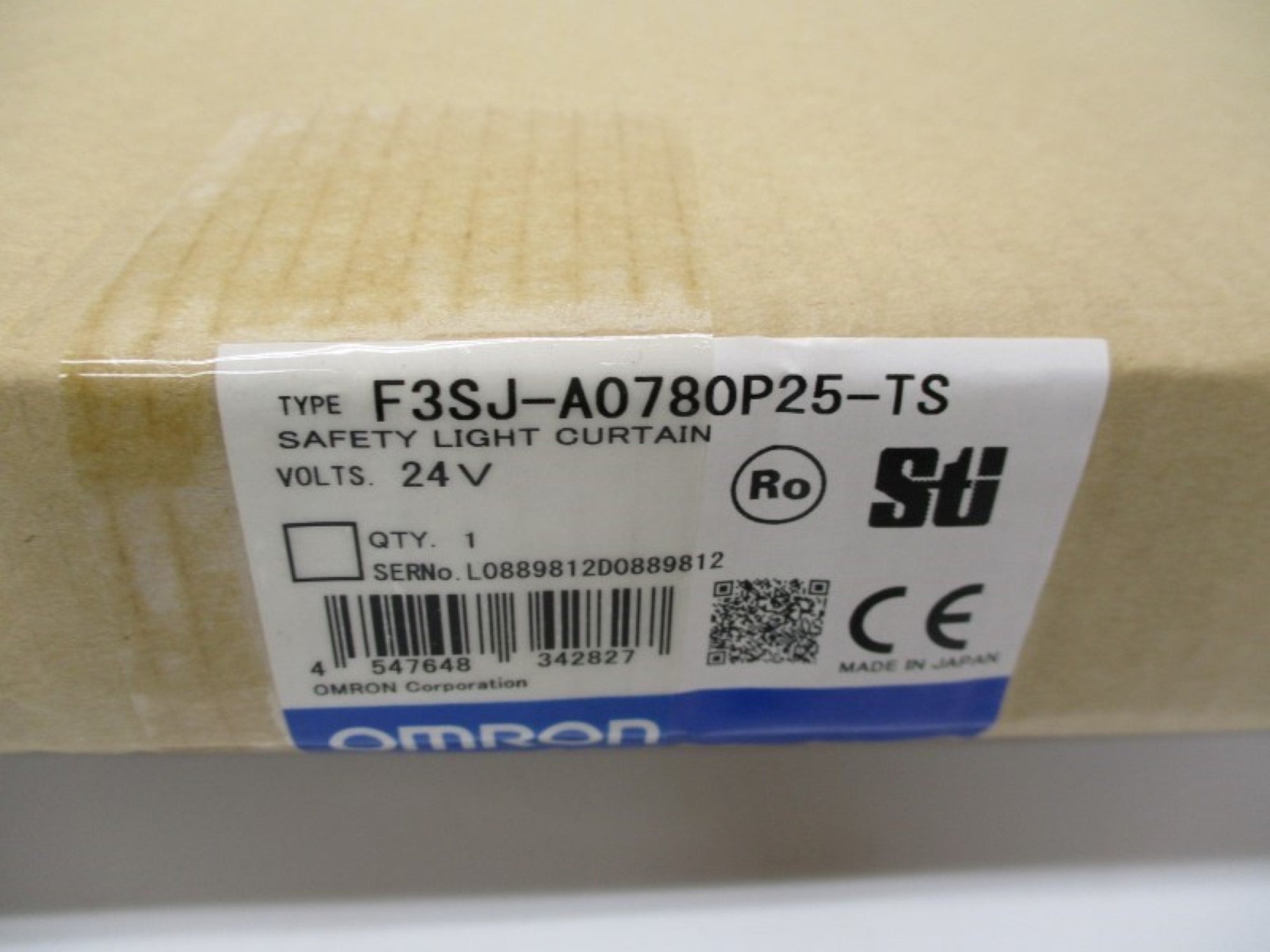OMRON F3SJ-A0780P25-TS NSFS