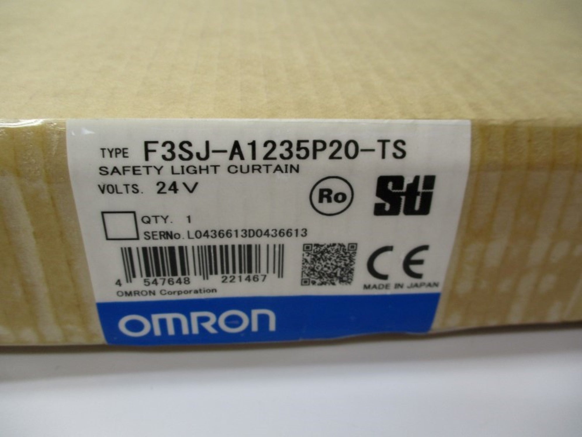 OMRON F3SJ-A1235P20-TS NSFS